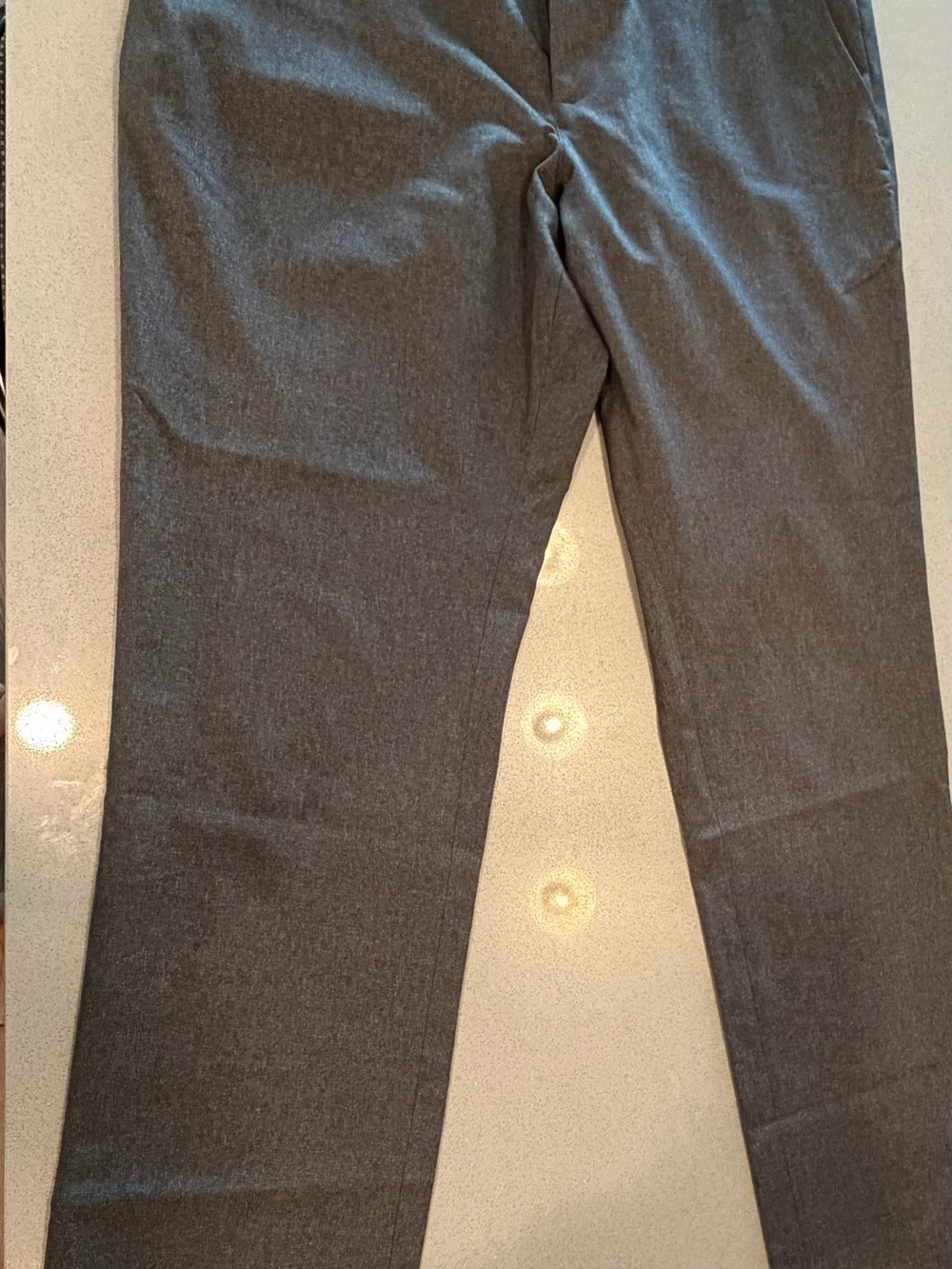 Men's Tailored Gray Dress Pants
